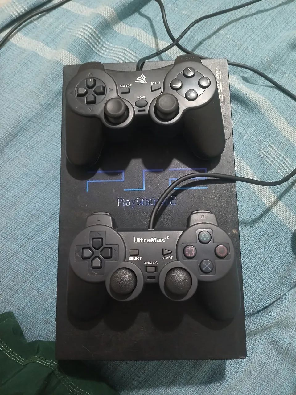 PS2 com dois controles e bomba patch - Foto 5