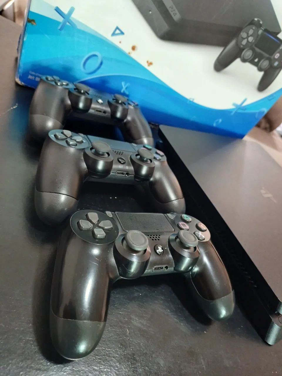 Ps4 slin 1TB Impecavel Zero + GTA 5 Midia Fisica  - Foto 2