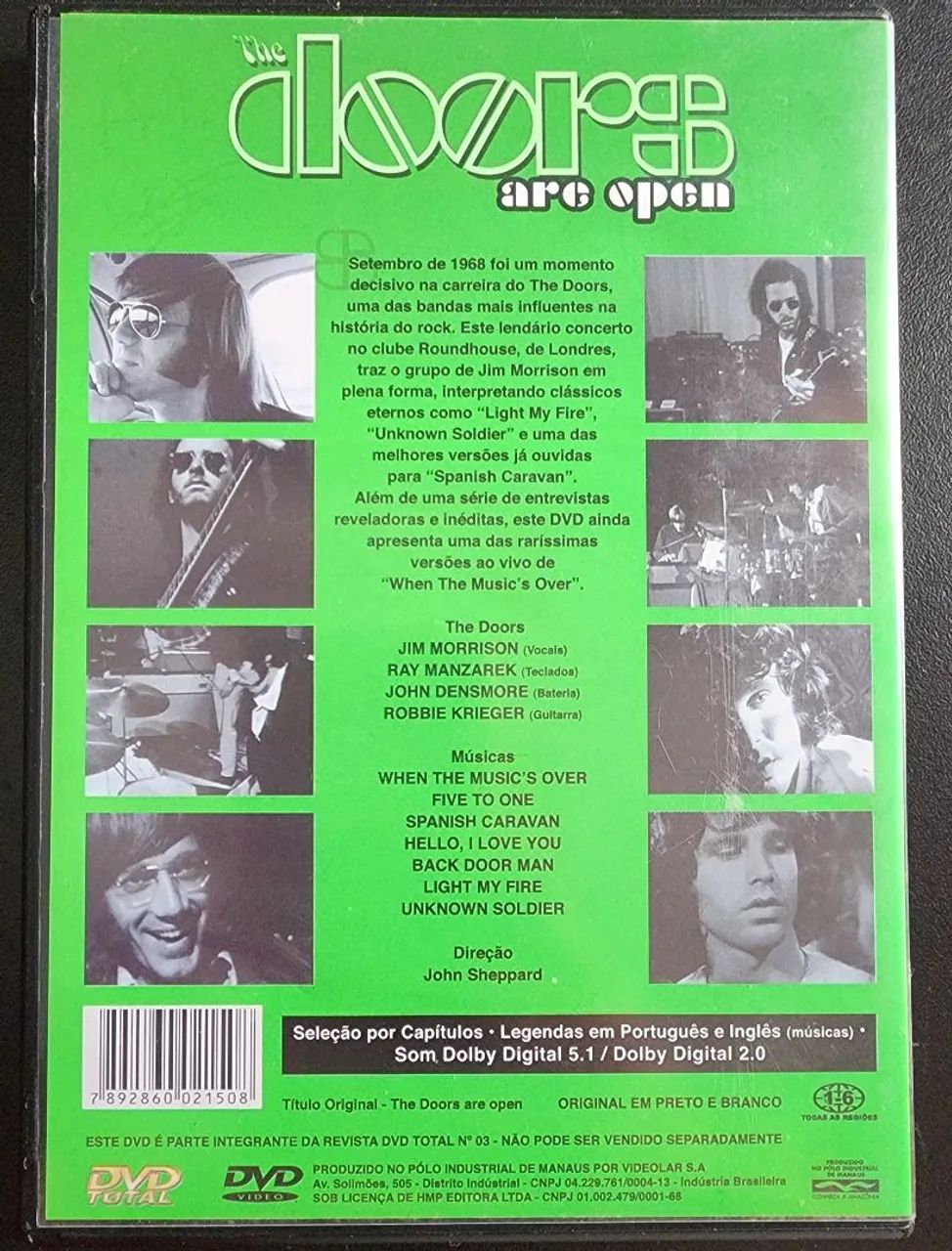 DVD The Doors | Show Roundhouse, Londres - 1968 - Foto 2