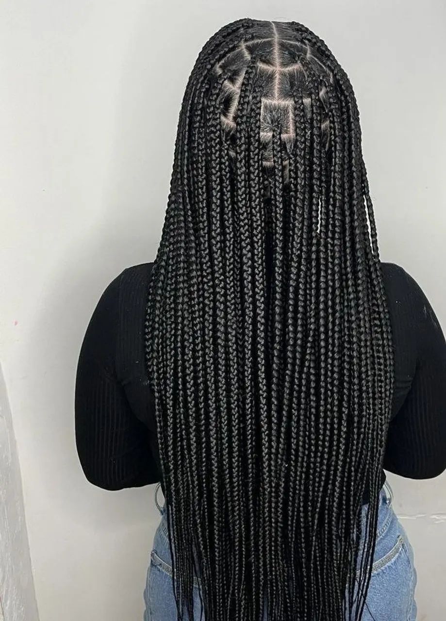 Tranças box braids com jumbo  - Foto 3