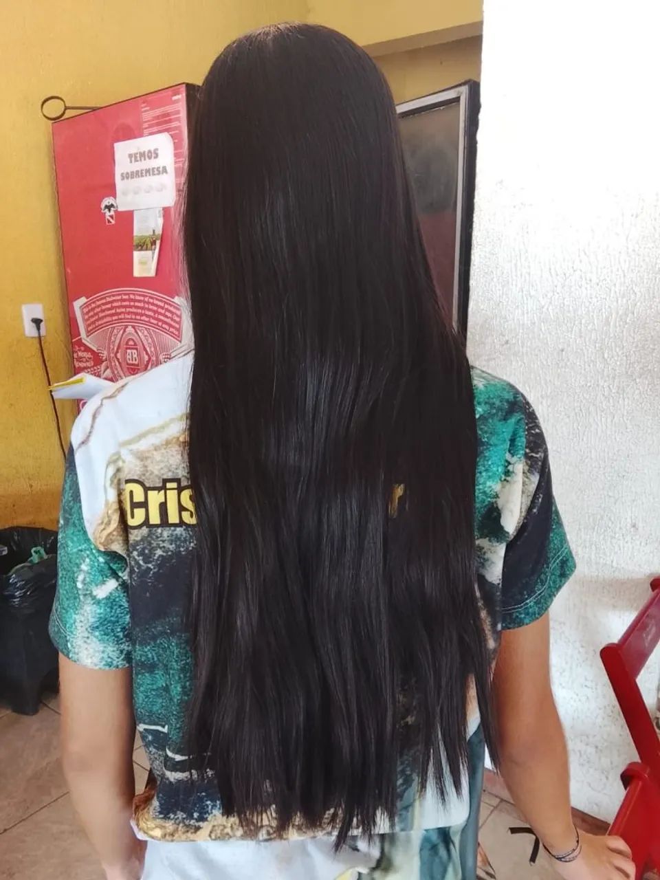 Vendo cabelo. 