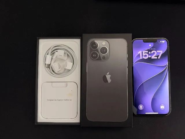 Apple iPhone 13 Pro MLVE3BZ/A 256 - Grafite - Celulares e