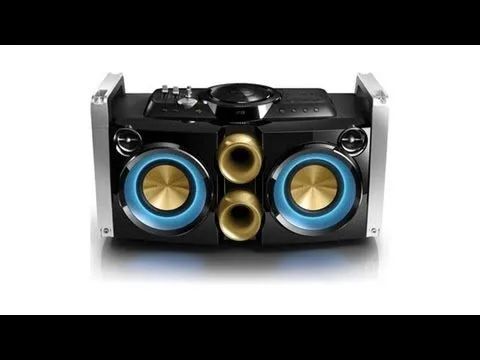 Som Philips com Bluetooth externo 