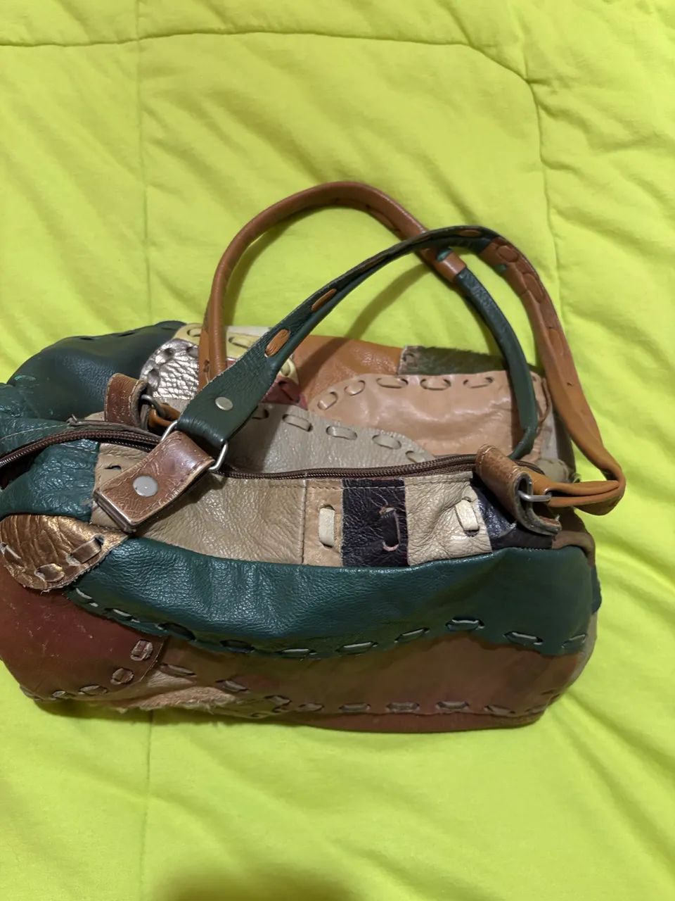 Bolsa couro  - Foto 4