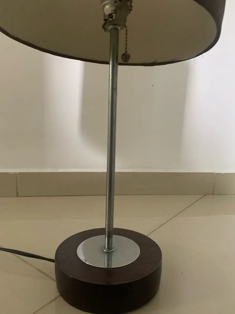 Abajur Marrom Bivolt - Foto 3