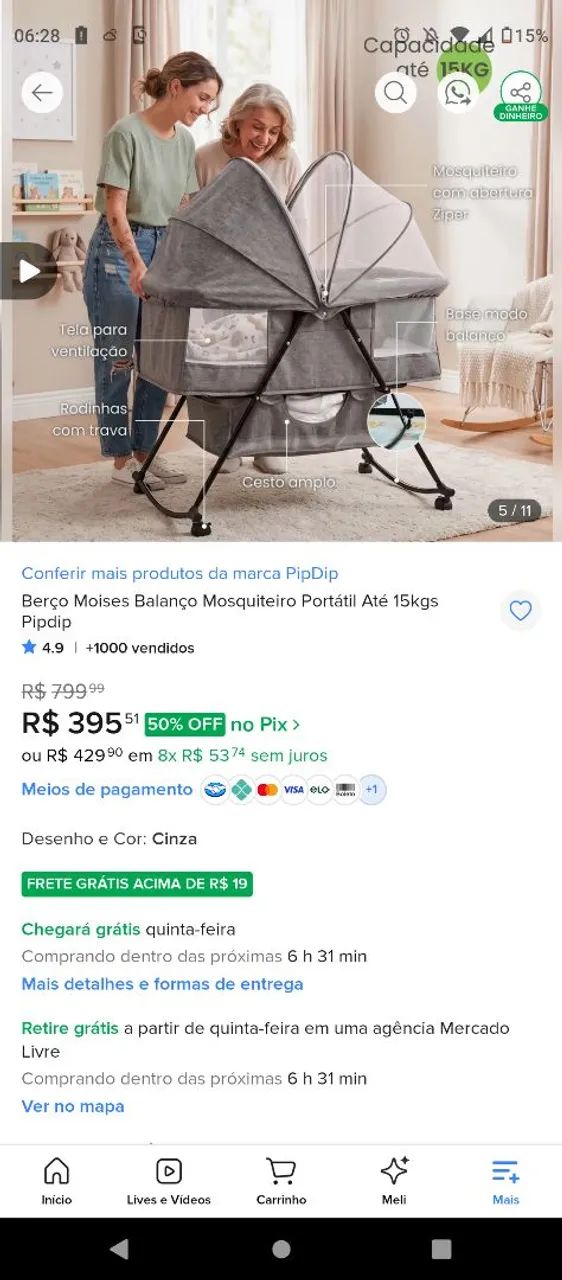 Berço movel