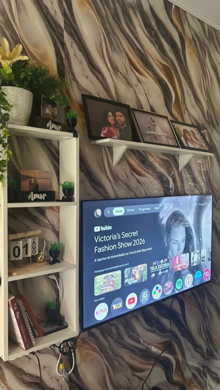 Vendo Smartv Android 55 polegadas - Foto 2