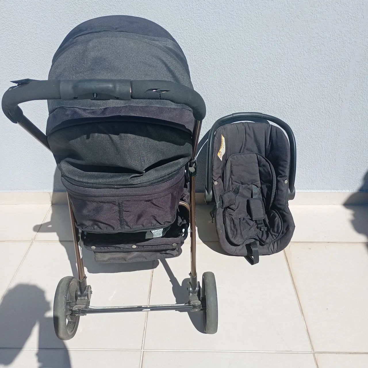 Carrinho de beb ê 3 em 1. - Foto 2