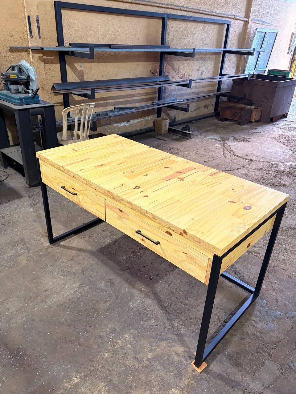 Mesa industrial pinus sob encomenda  - Foto 5