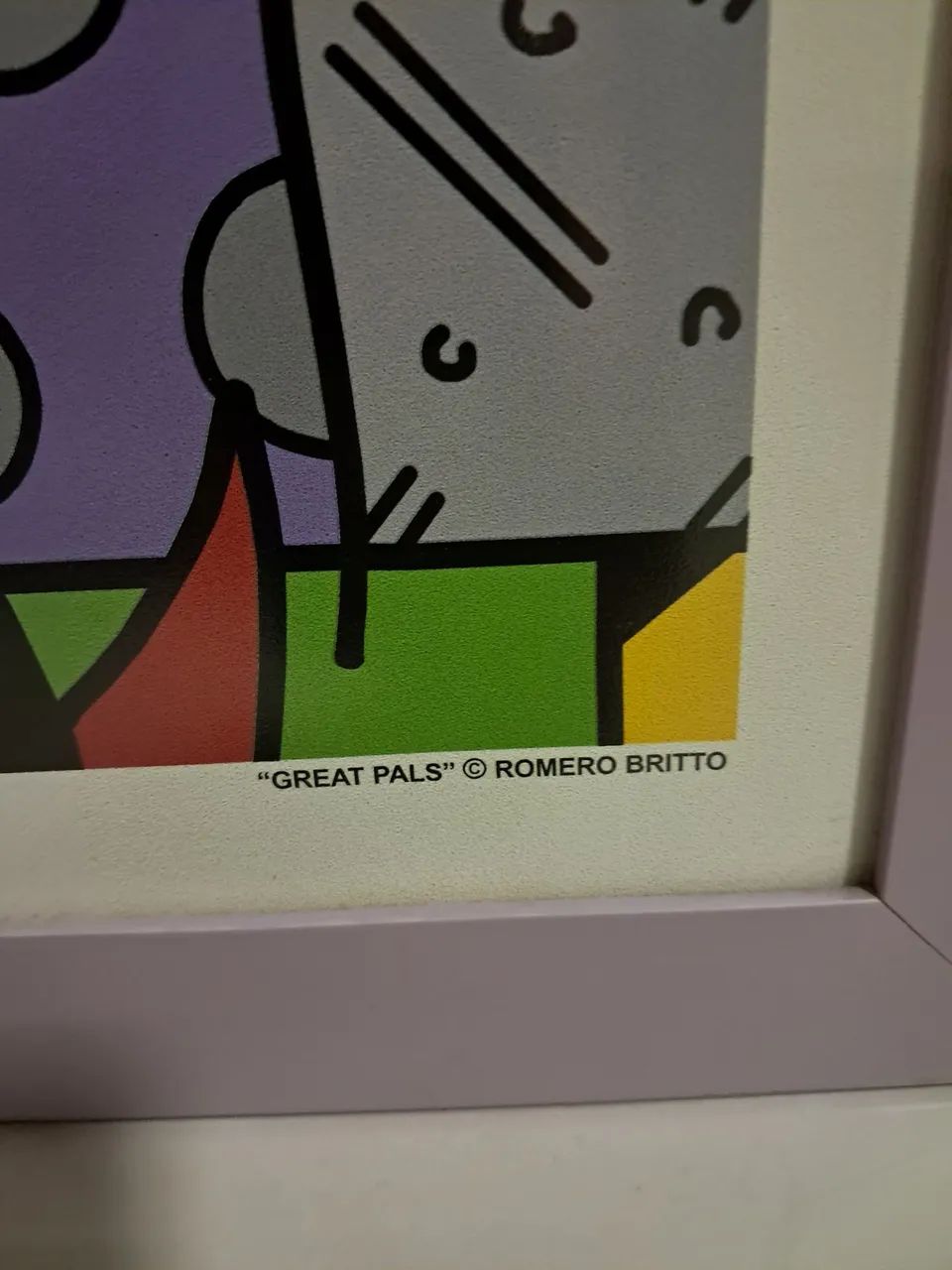 Quadro Assinatura Romero Brito  - Foto 4