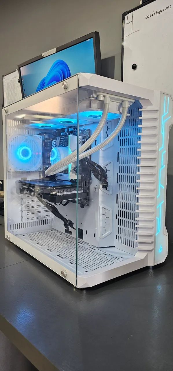 PC GAMER BRANCO INTEL CORE I9 11900F 16GB RGB 3200MHZ 512SSD RTX 2060 6GB