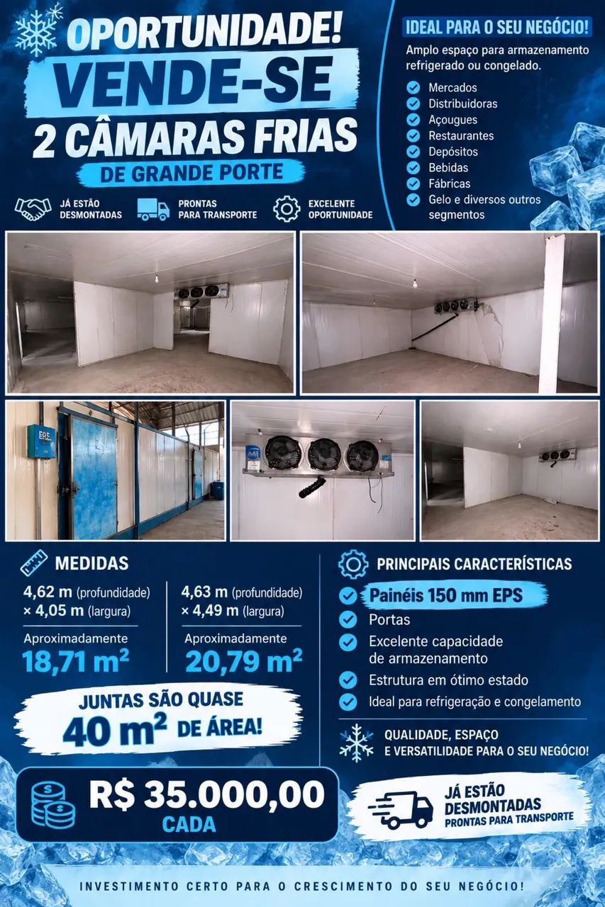 Câmara frigorífica 