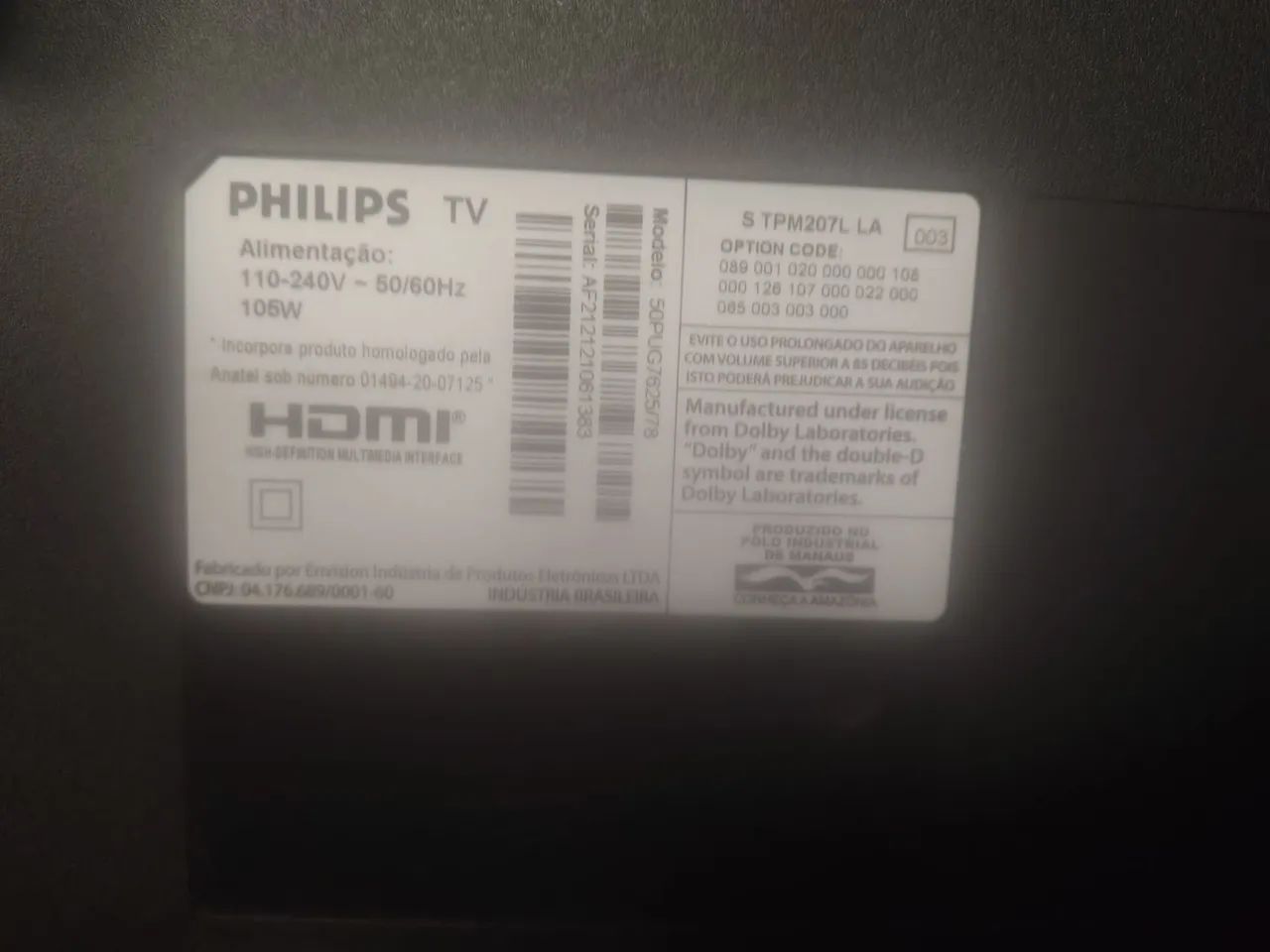 Smart TV Philips 4k 50 polegadas  - Foto 4