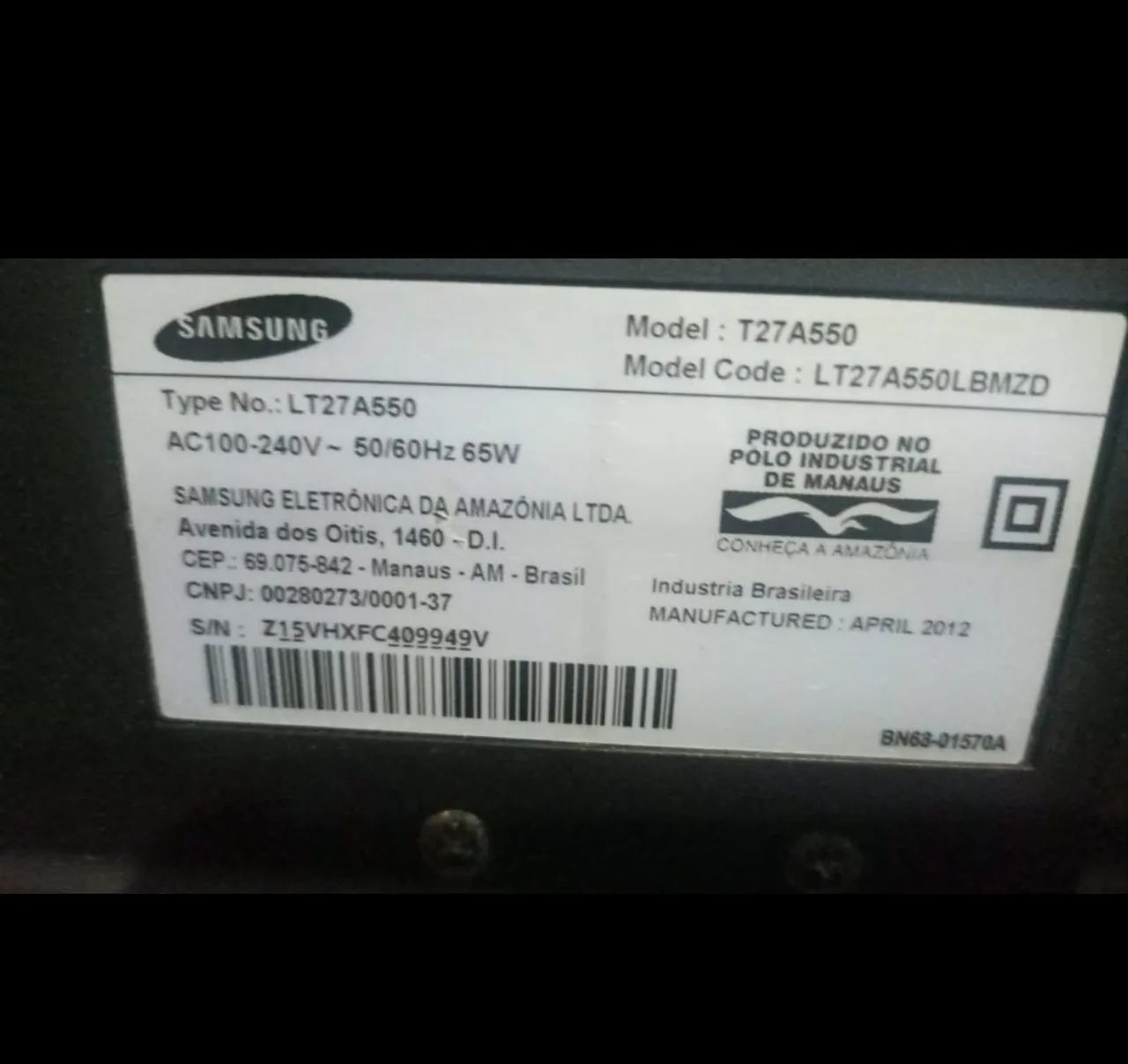 Monitor/tv Samsung 