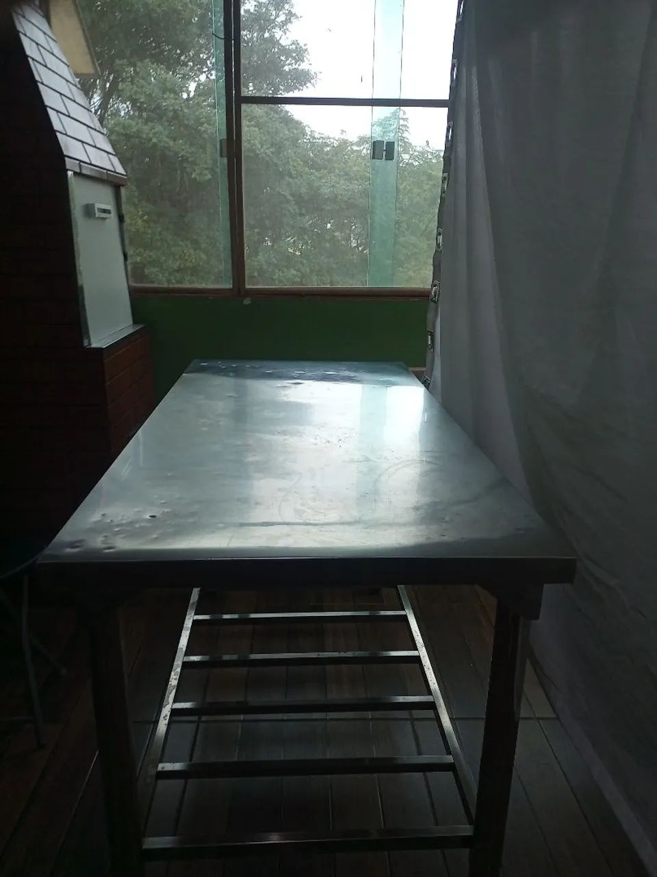 Mesa Industrial Inox 70x140 - Foto 2