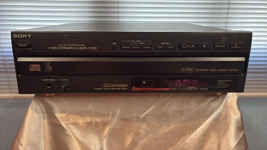 CD CARROUSSEL SONY 5 DISC MOD CDP-C502M