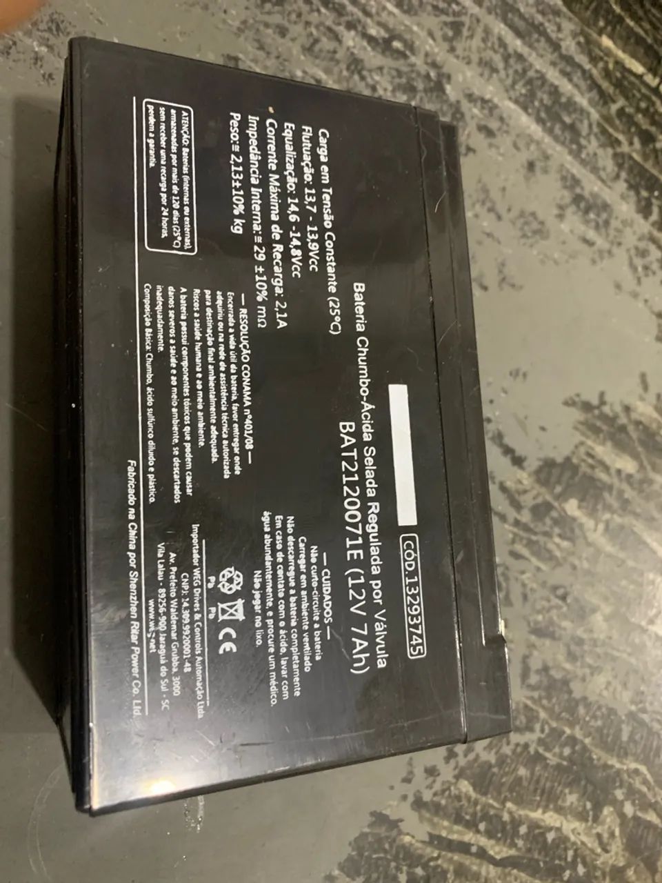 Bateria BAT2120071E (12v 7Ah)
