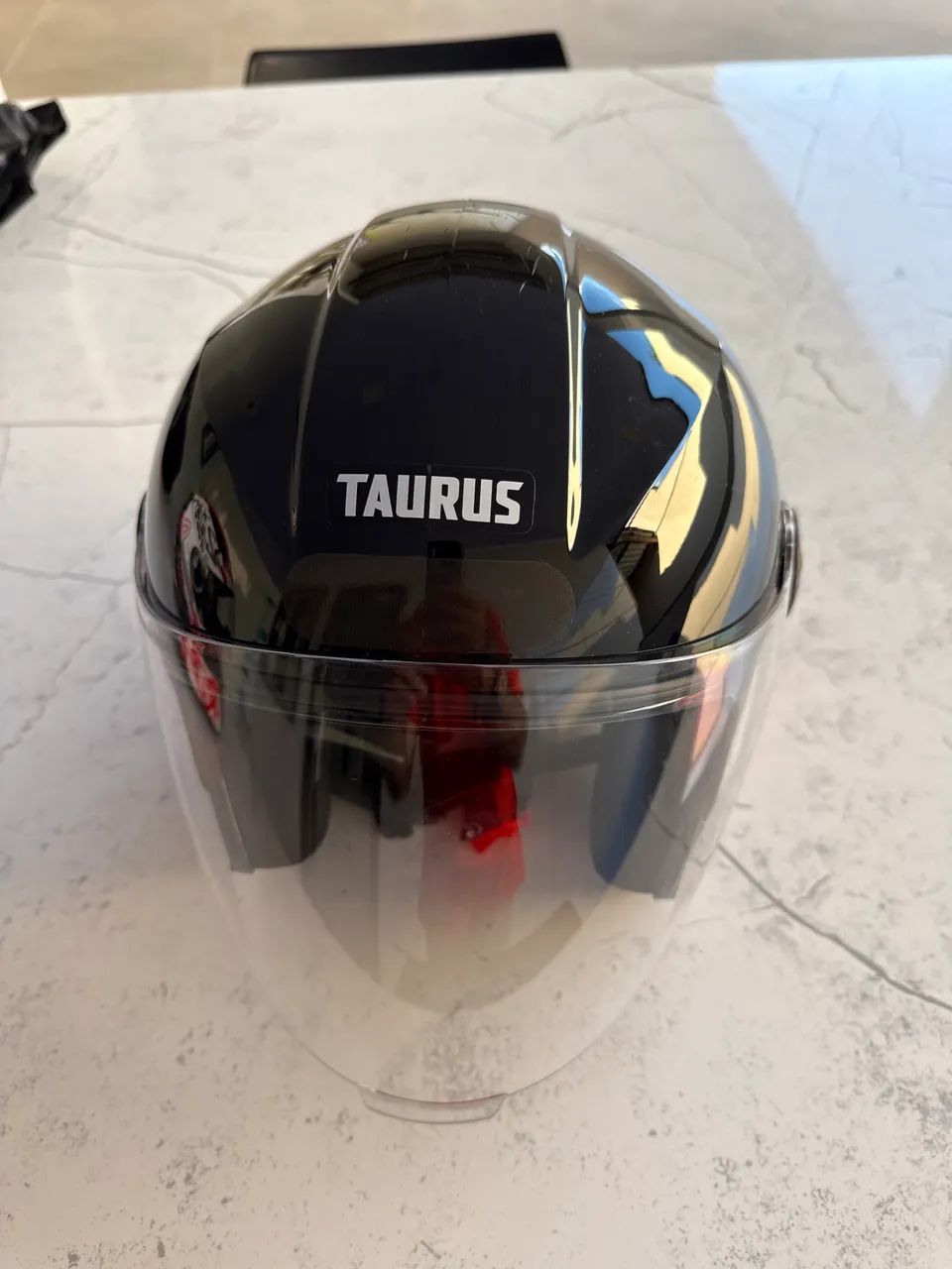 Capacete  baú com suporte e capa de chuva  - Foto 2