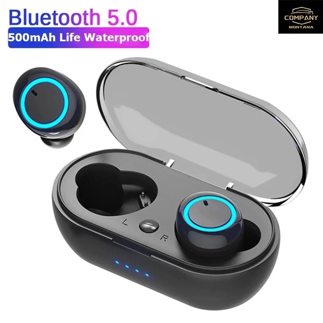 Fones Bluetooth Estéreo Y50 com Microfone