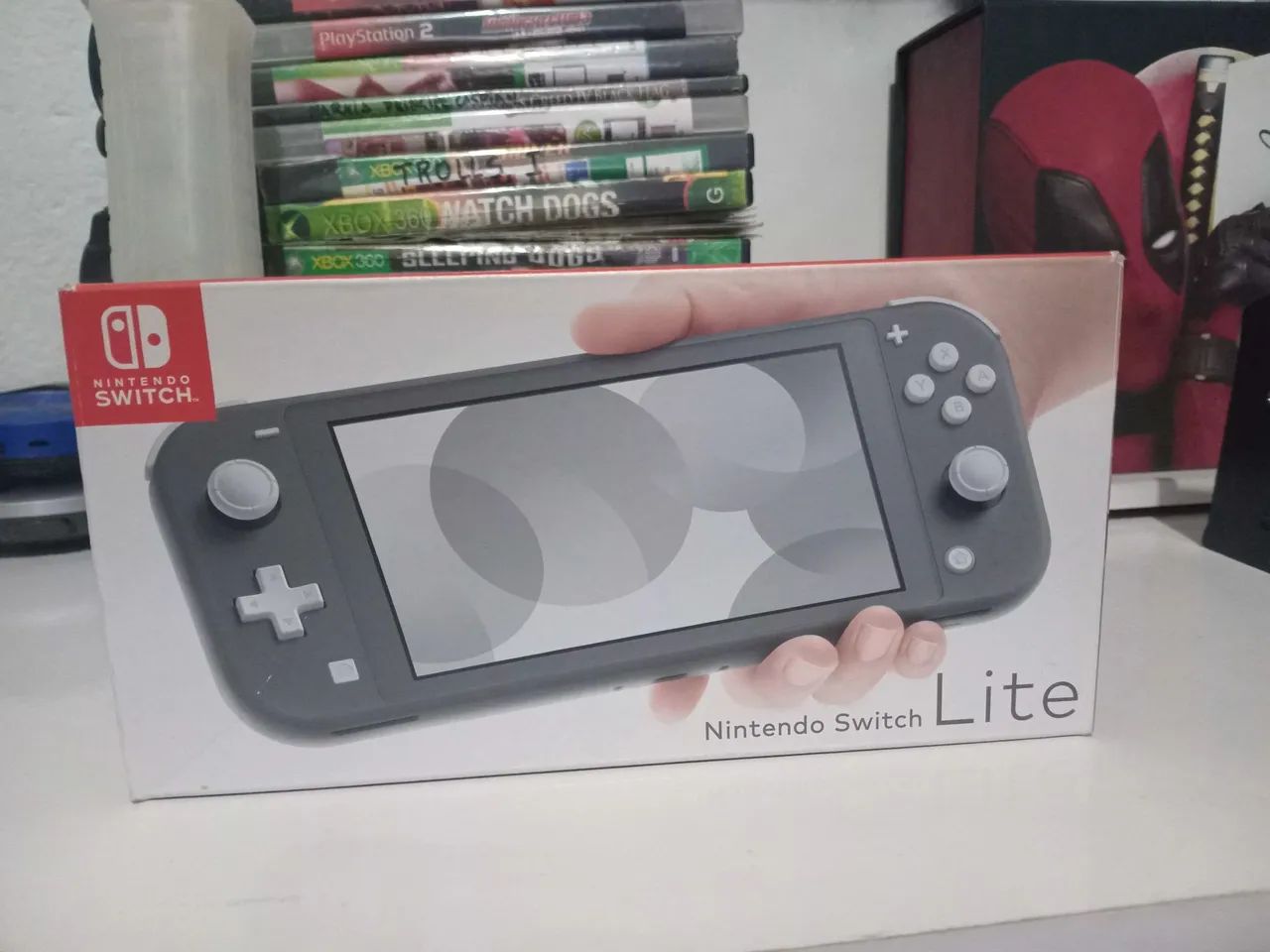 Nintendo switch lite desbloqueado com assessórios