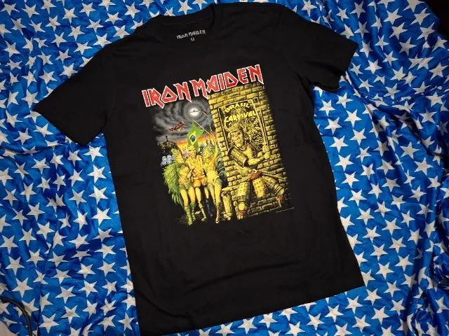 camisetas iron maiden, BRUCE DICKINSON, Guns n roses. 100% algodão, qualidade durabilidade