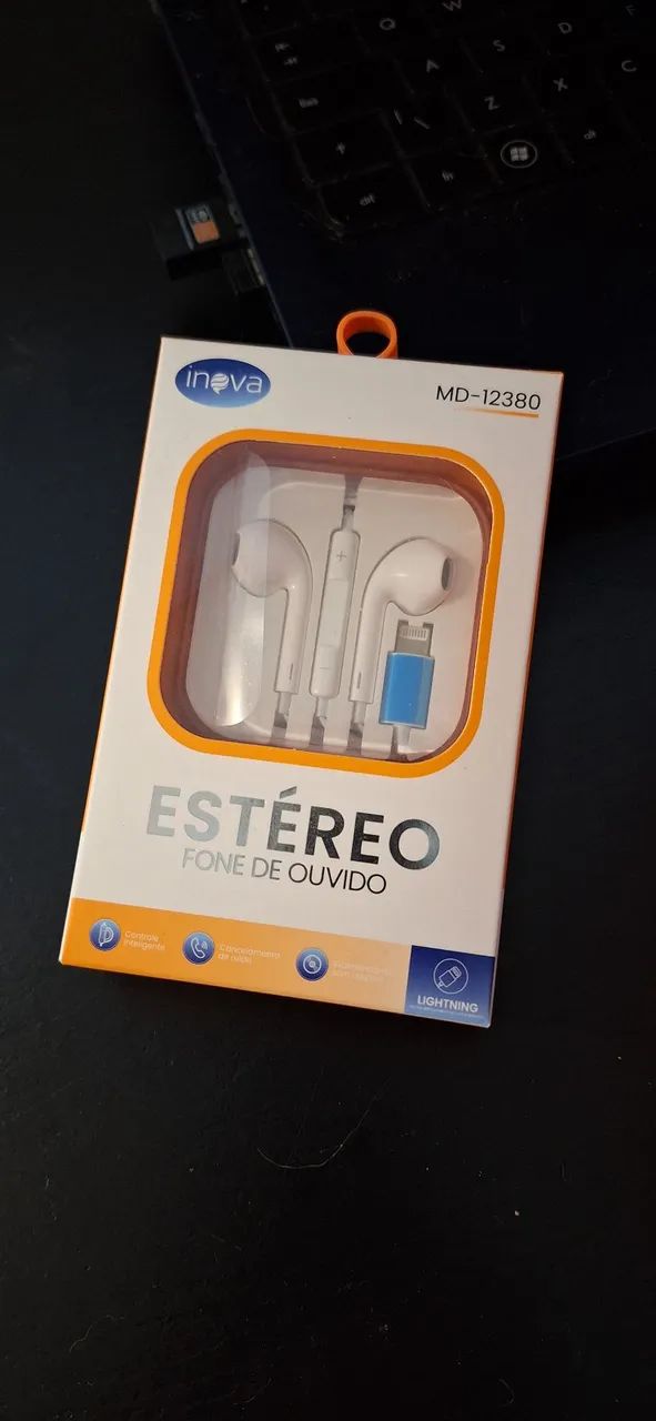 Fone para iPhone com microfone  - Foto 3