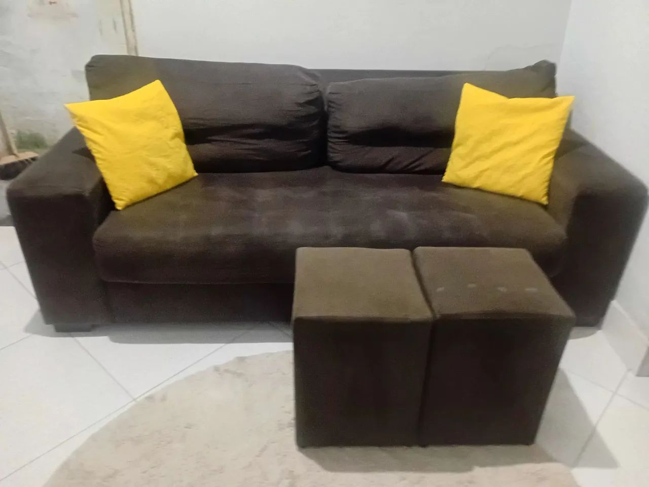 Sofá e puff