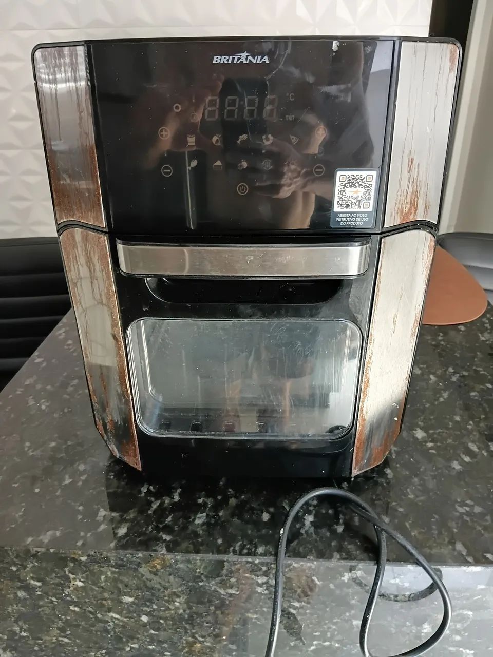Air fryer Britânia 18L com pçs faltando!! - Foto 6