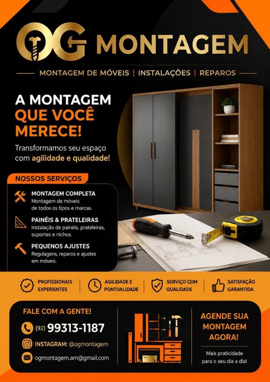 MONTADOR DE MÓVEIS MONTAGEM DE MÓVEIS  - Foto 3