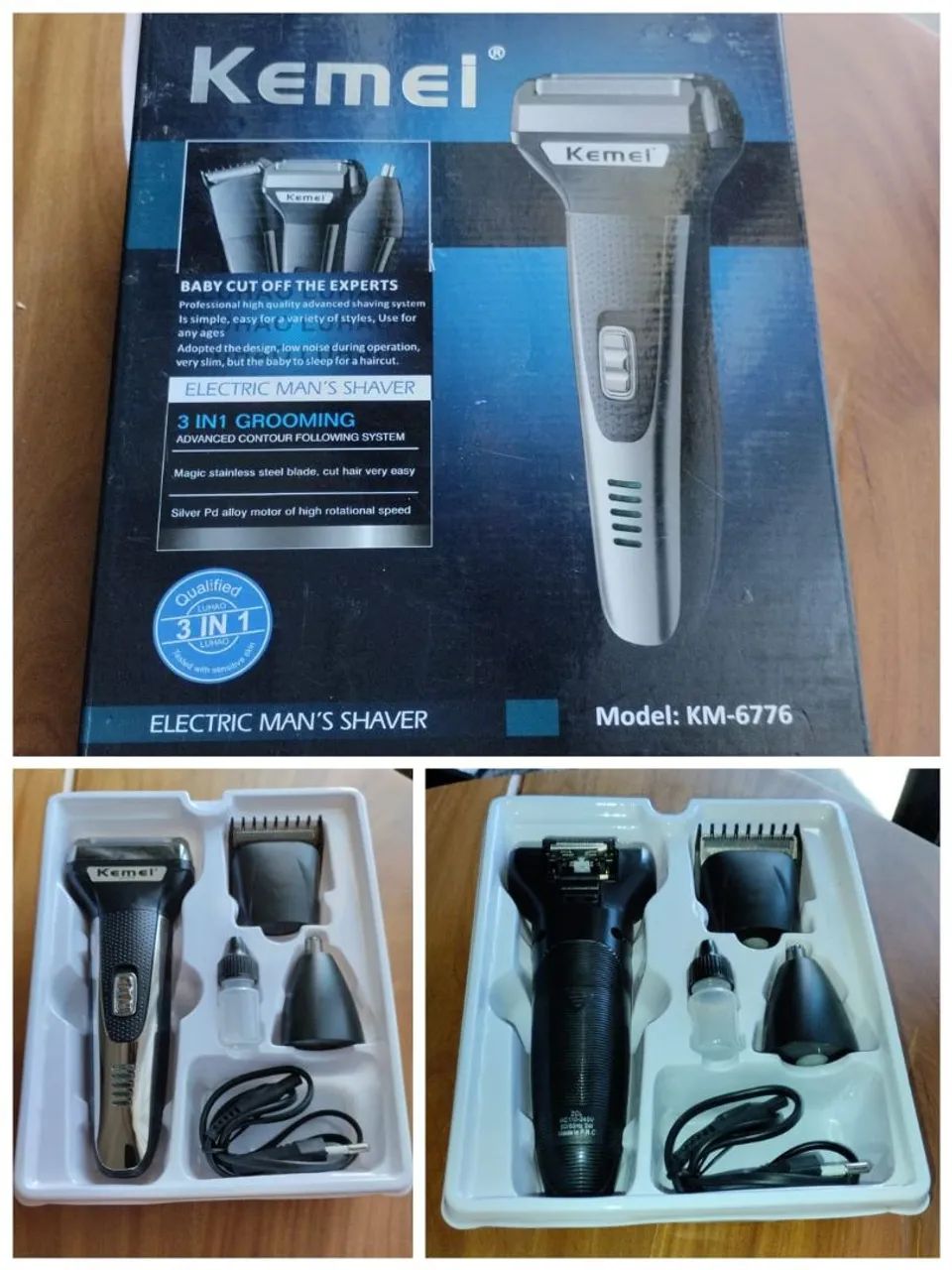 Barbeador elétrico 3 em 1 - Foto 2