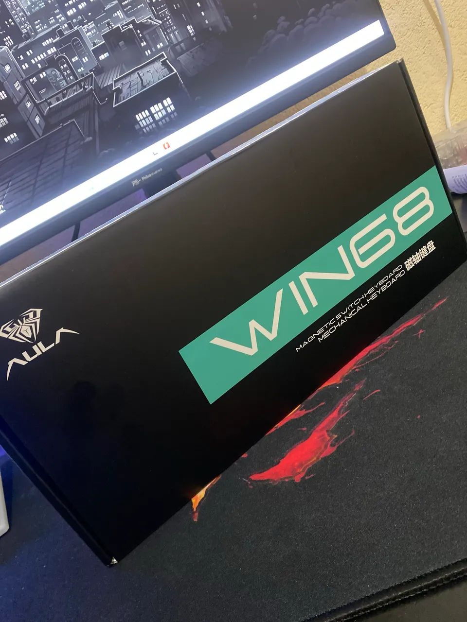 Teclado Magnético AULA Win68 HE Max 8000Hz - Novo - Foto 6