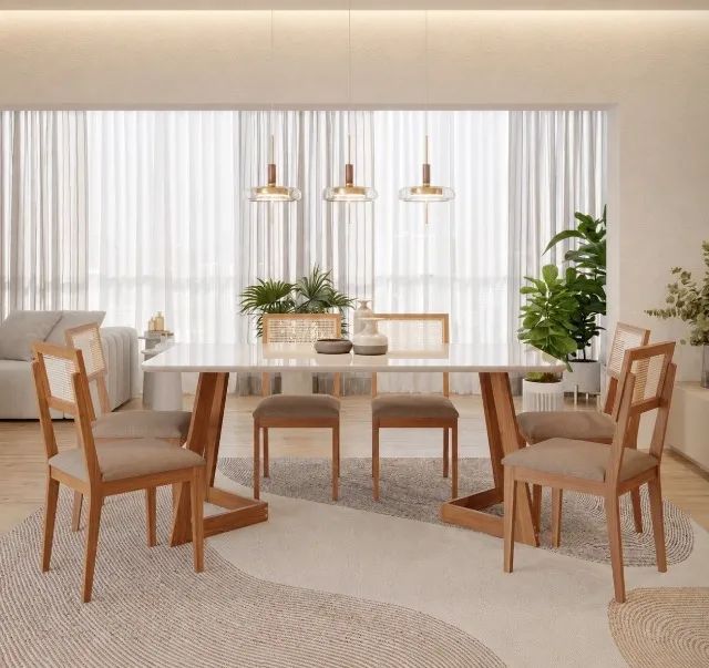 Conjunto de Jantar Florença 6 Lugares