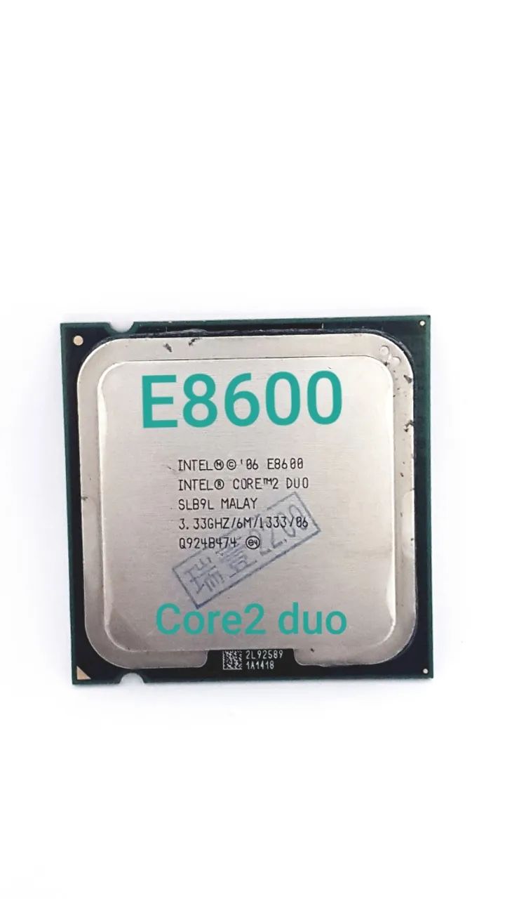 Processador Intel Core 2 Duo E-8600- 3.33 Ghz e 1333 Barramento. - Foto 2