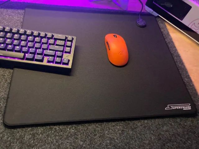 Mousepad Gamer SuperFrame Pro Player Preto XL (Base em Poron) - Foto 2