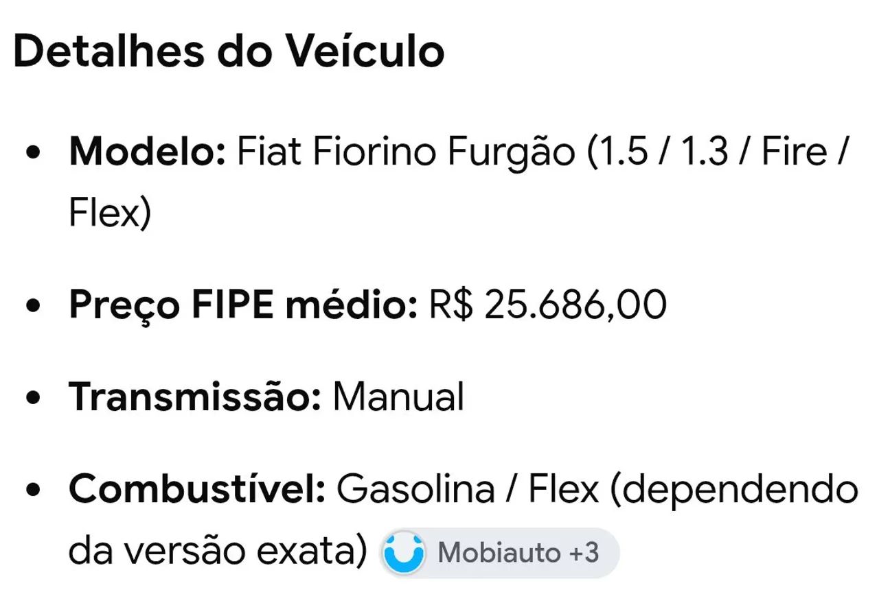 Fiat Fiorino FURG.1.5/1.3/1.3 FIRE/1.3 F.FLEX 2007
