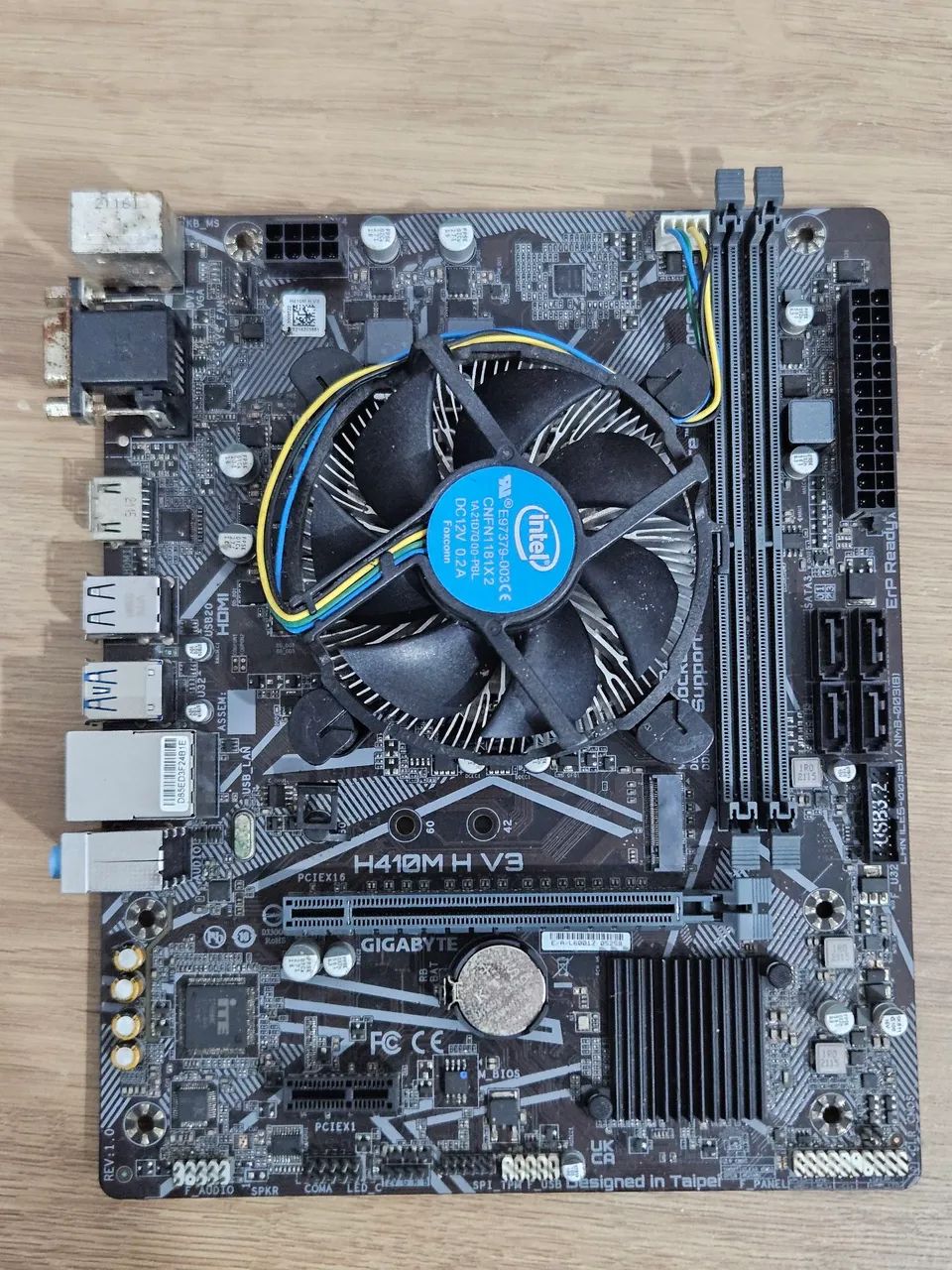 Kit Intel I3 10100F + H410M Gigabyte