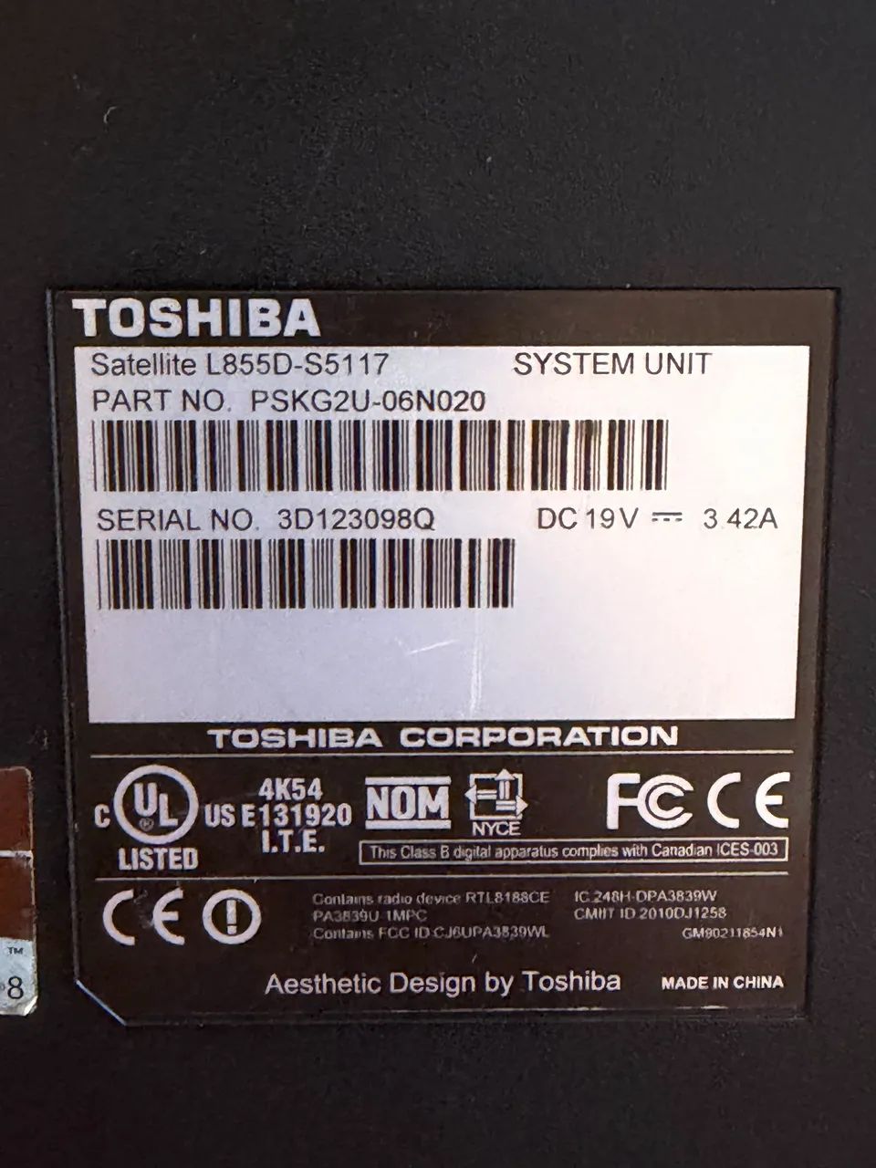 Notebook Toshiba BARATO  - Foto 4