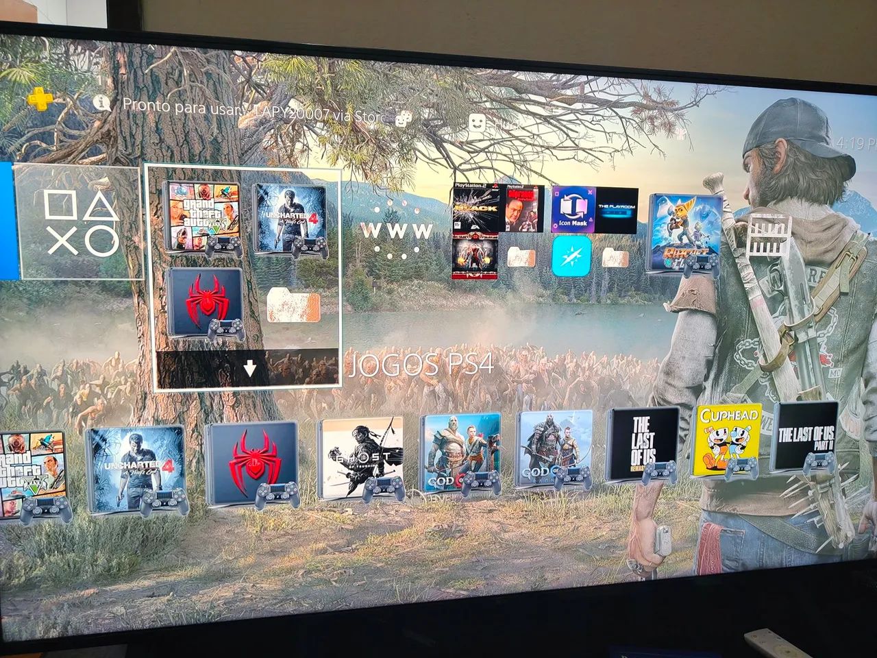 PS4 Desbloqueado versão rara!