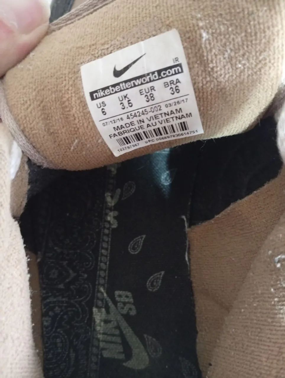  Nike SB Dunk Low Travis Scott Tam 36 - Foto 5