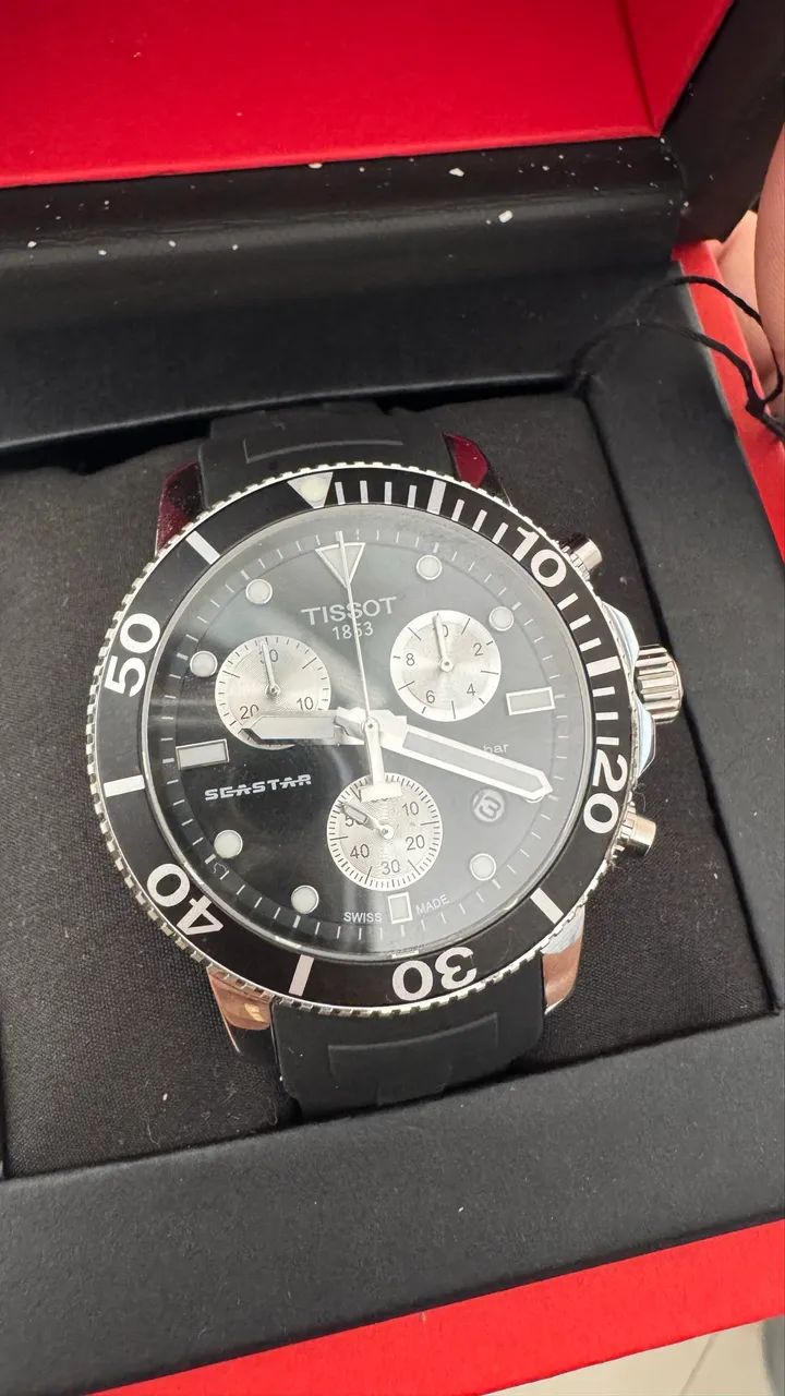 Relógio tissot seastar 1000 chronograph quartz  - Foto 3