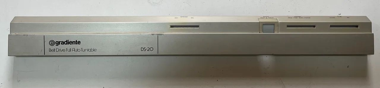 Toca Discos Gradiente DS-20 - Painel Frontal