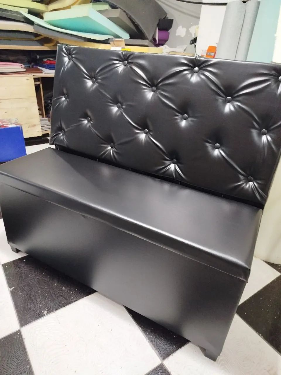 Sofá Booth 1,00m PRONTA ENTREGA 