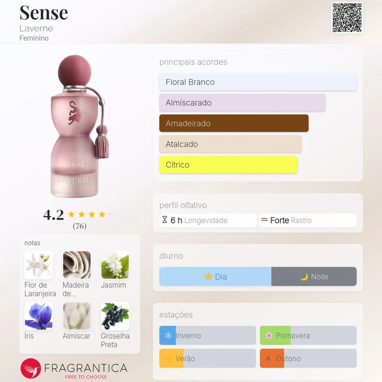 Perfume Sense Laverne 75 ml - Foto 4