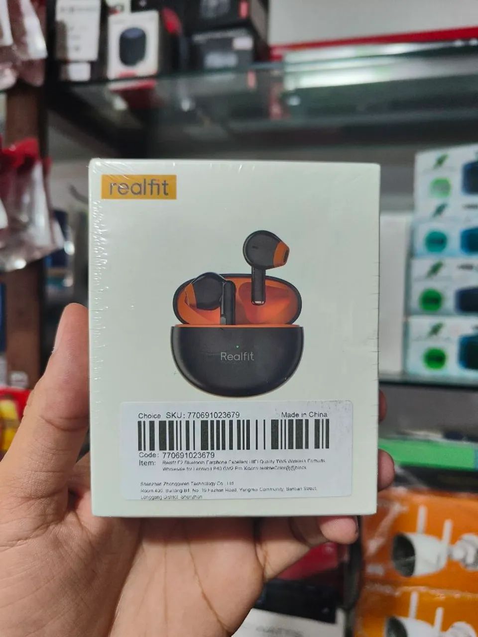Fone de ouvido bluetooth realfit F2 