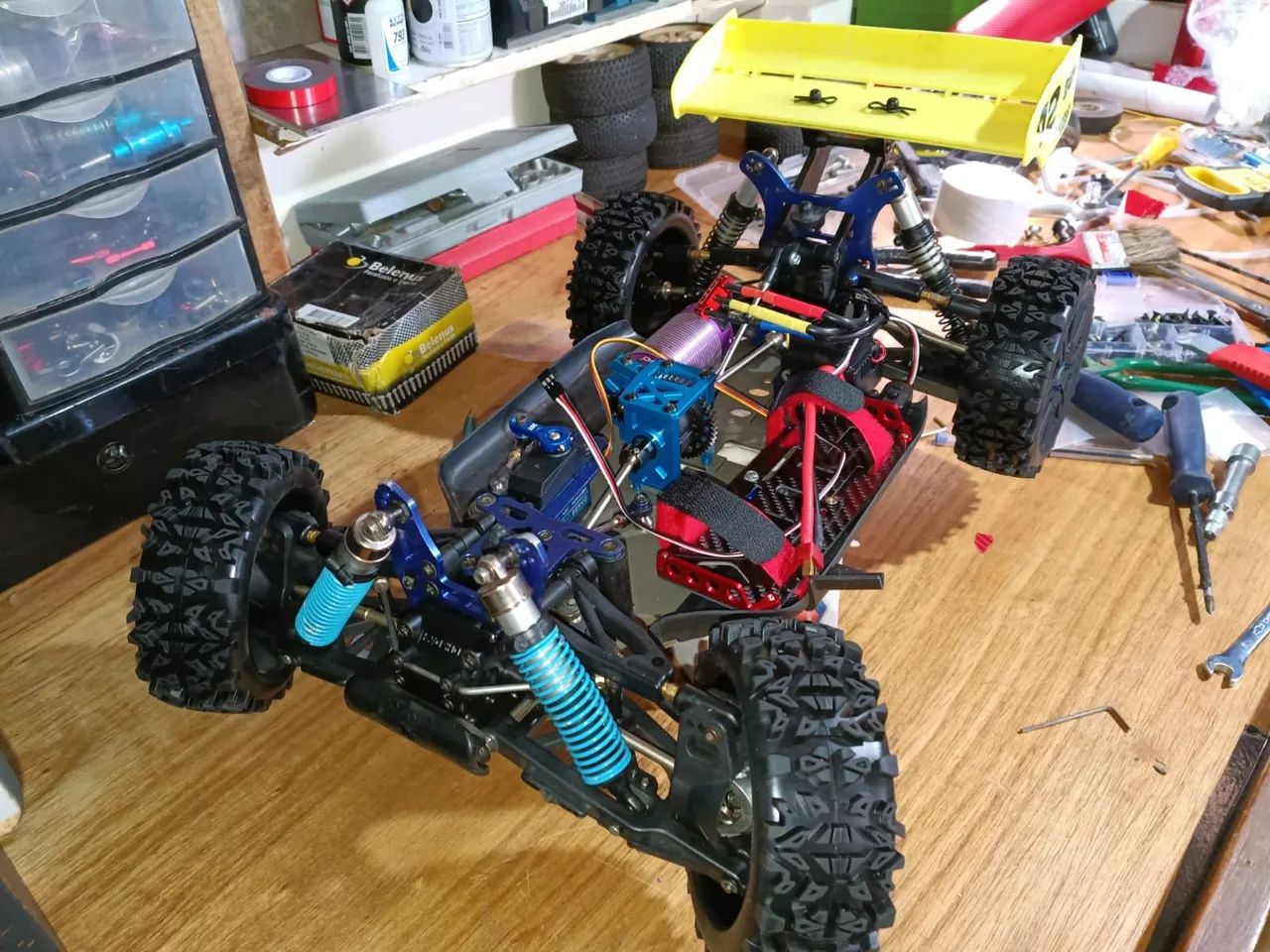 4 automodelo elétrico 1/8 buggy  - Foto 4