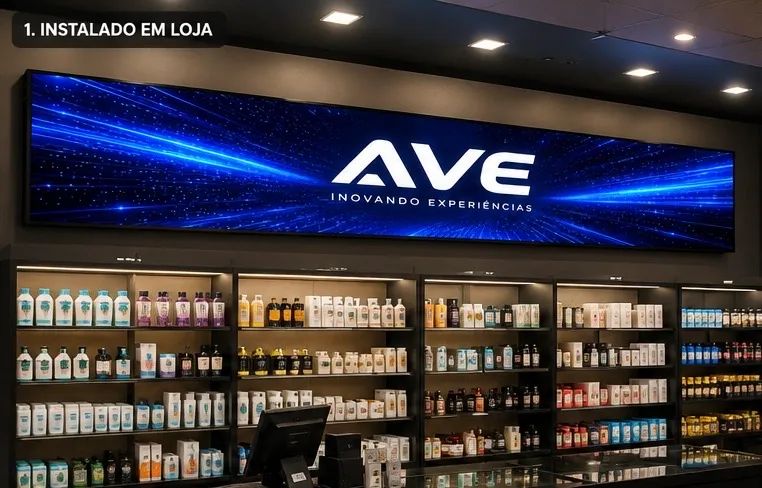 Painel de LED P3.9 Indoor 3,84x0,96m + Controladora TB50 - Foto 5