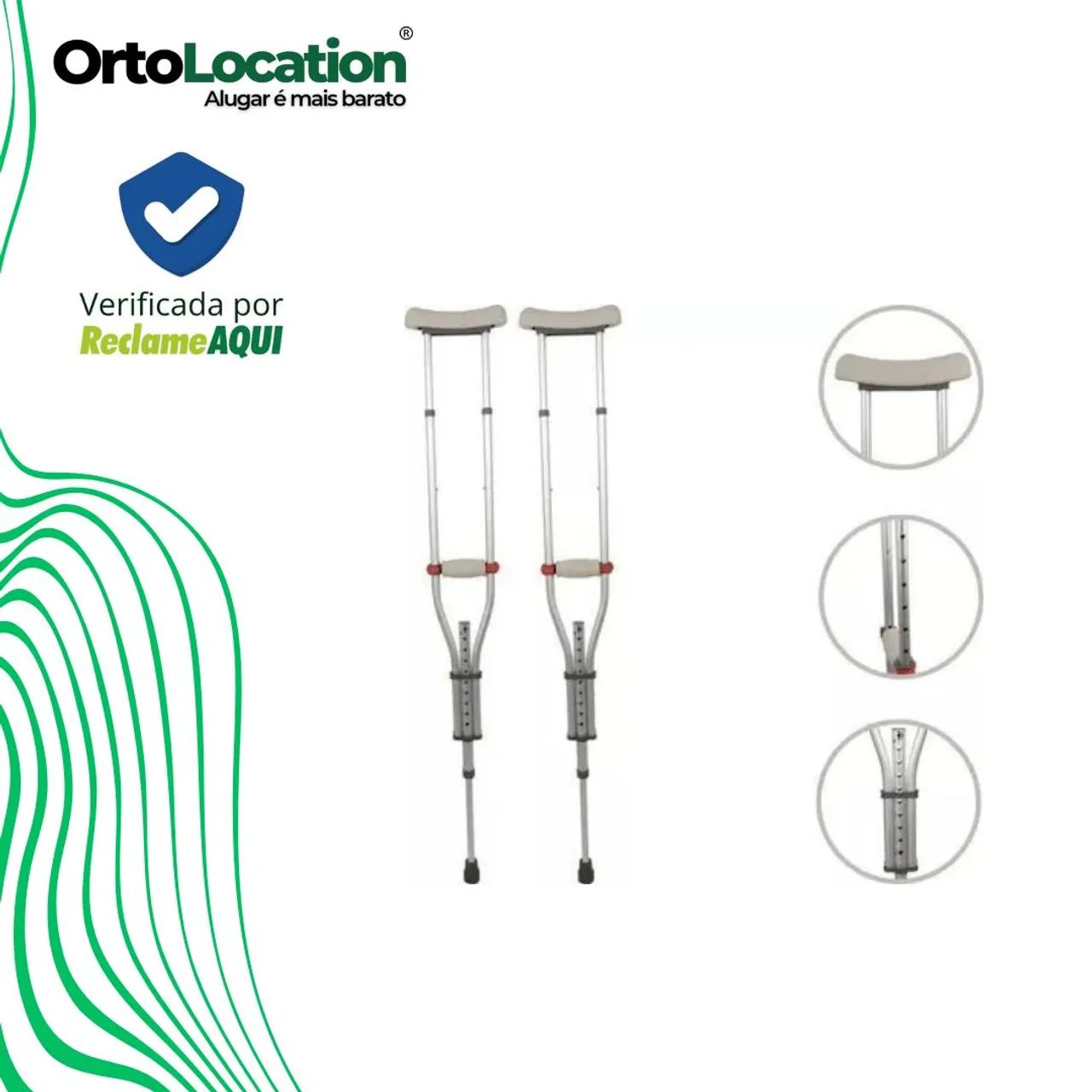 Aluguel de Cadeira de rodas e Cama Hospitalar, Andador, Muleta , Bota imobilizadora - Foto 3