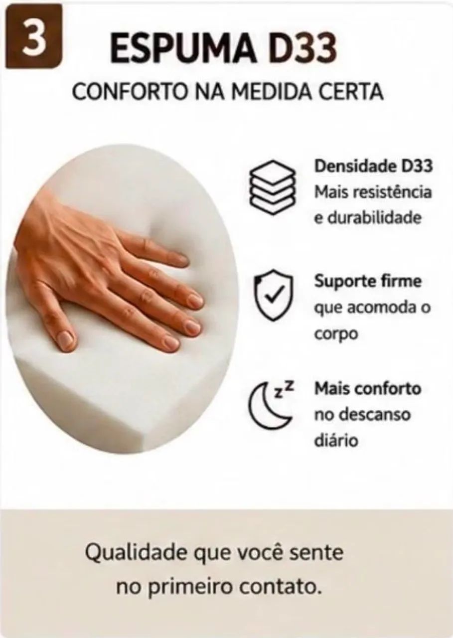 Colchão solteiro seminovo com capa protetora - Foto 2