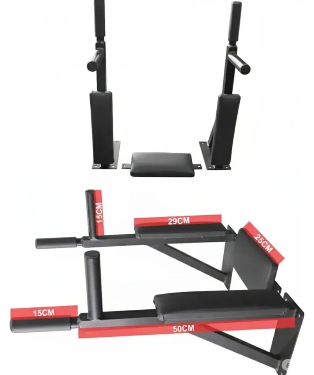 Paralelas, abdominal e triceps - Foto 2