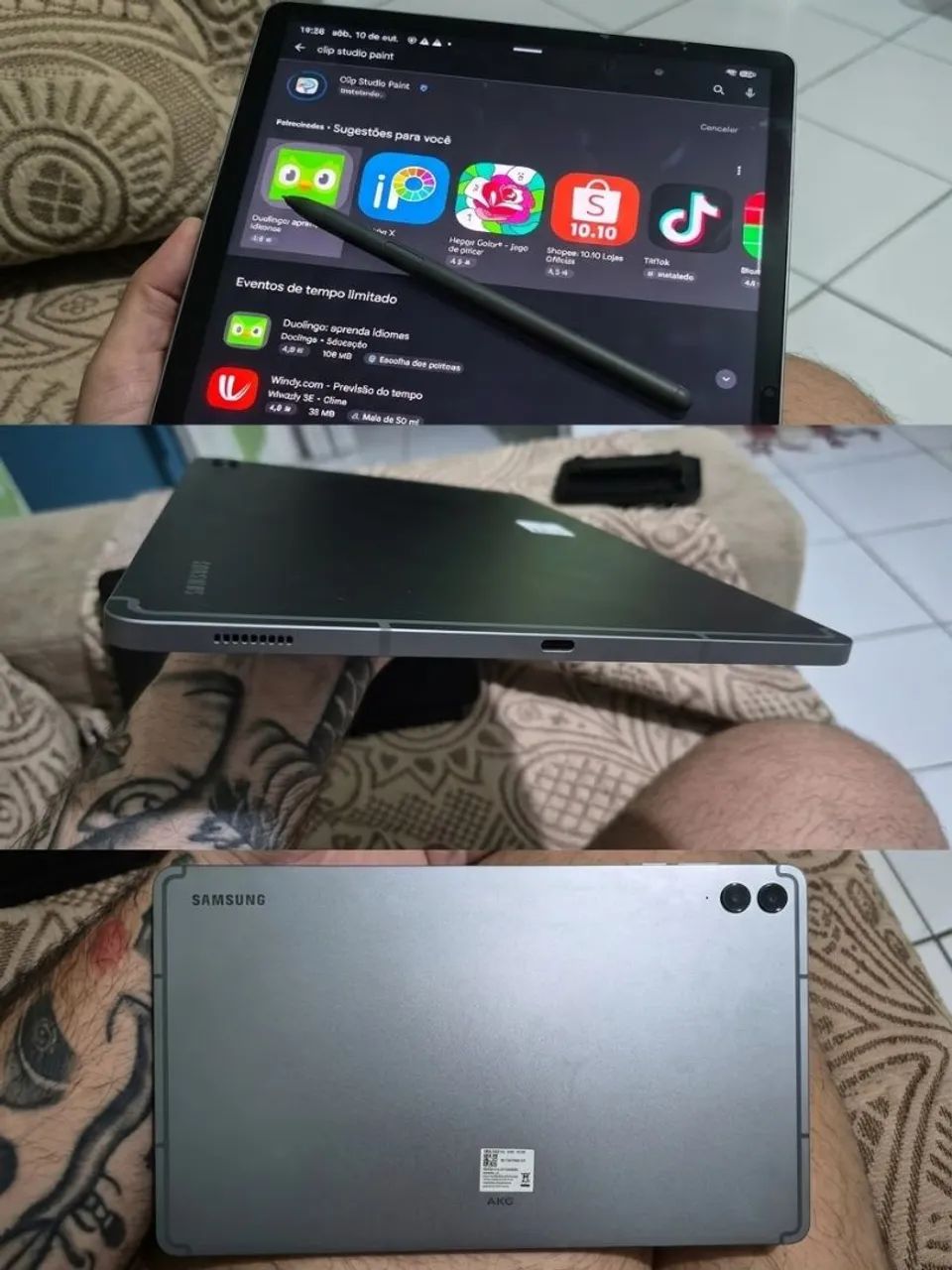 Tablete S9 FE plus Troco em PS5 - Foto 3